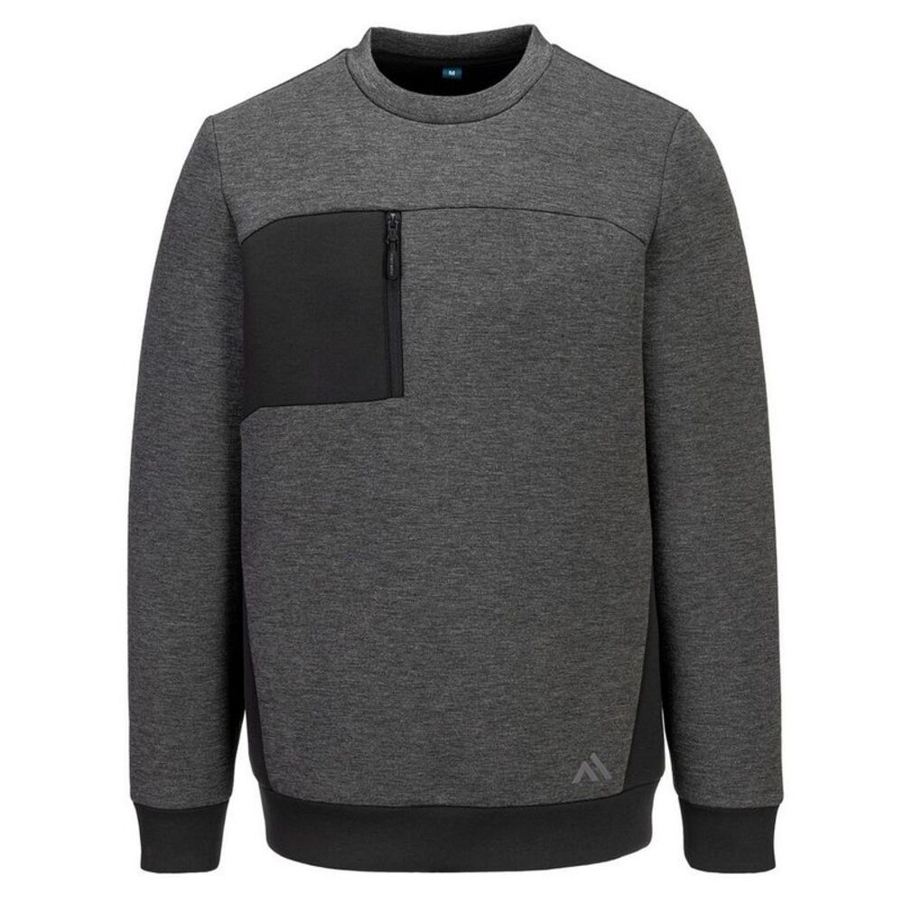 Portwest Mens Tech Sport Sweatshirt / Black